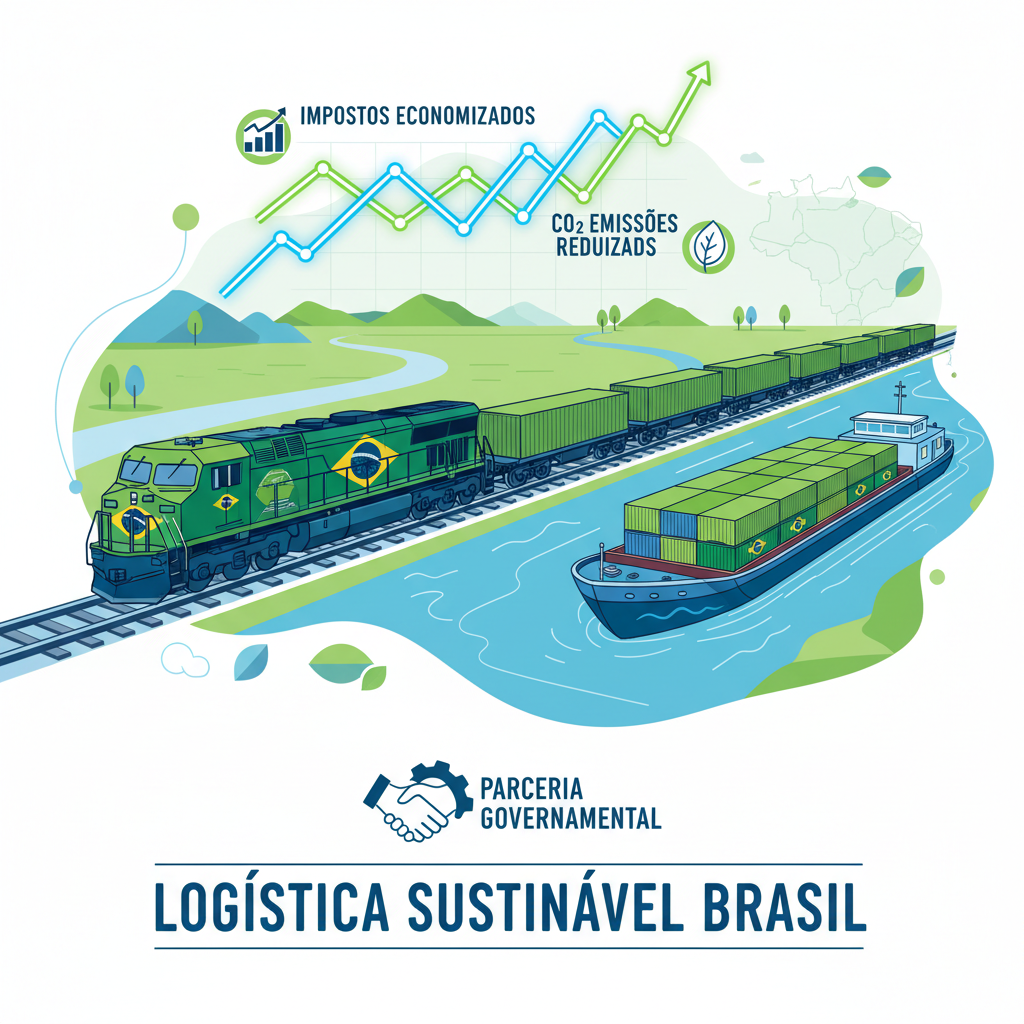 Governo Anuncia Plano de Incentivo Fiscal para E-commerces que Utilizam Logística Ferroviária e Fluvial