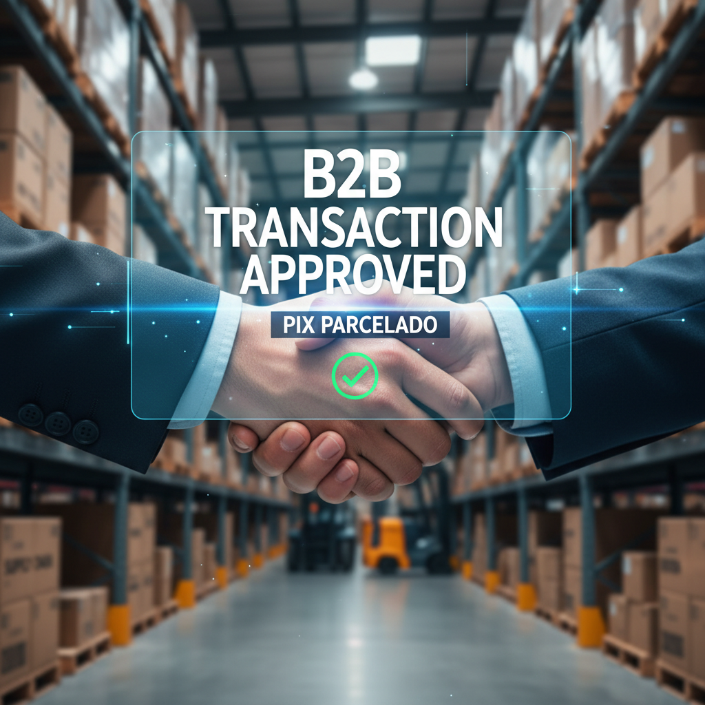 Pix Parcelado B2B: Bancos e Fintechs Lançam Soluções para Capital de Giro e Compras de Estoque em Marketplaces Atacadistas