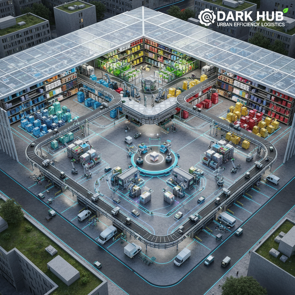 O Efeito 'Dark Kitchen' na Logística de E-commerce: Centros de Distribuição Compartilhados para PMEs Reduzem Custos em 20%