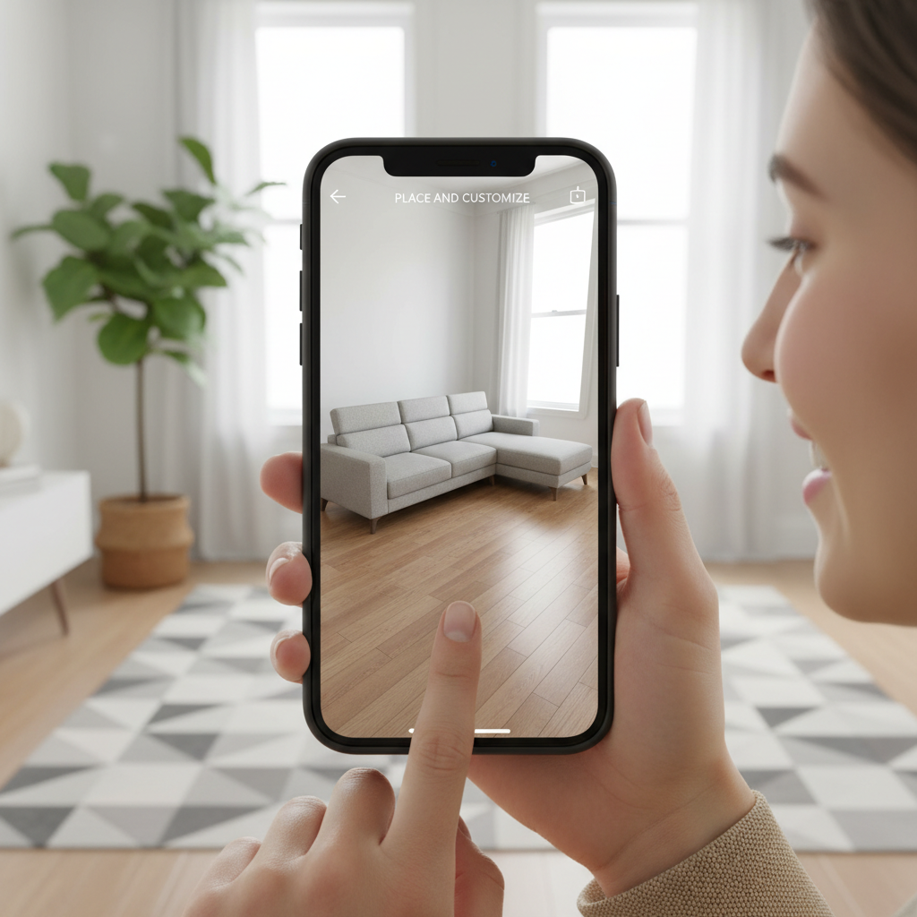 Realidade Aumentada (RA) e 3D se Tornam Padrão Obrigatório para Vendas de Moda e Móveis em Marketplaces