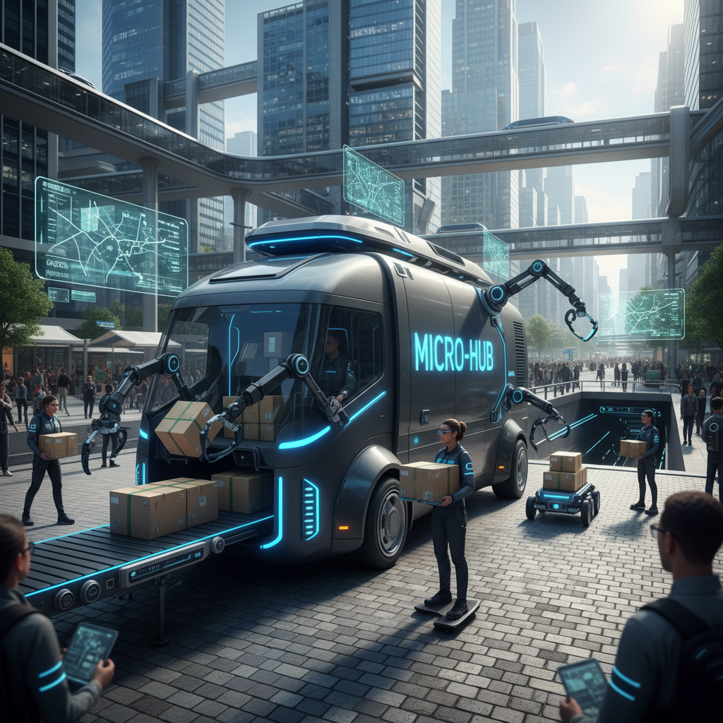 A Ascensão dos 'Micro-Hubs Urbanos' de Marketplaces: Logística de Última Milha Adota Estratégia de 'Armazém Móvel'