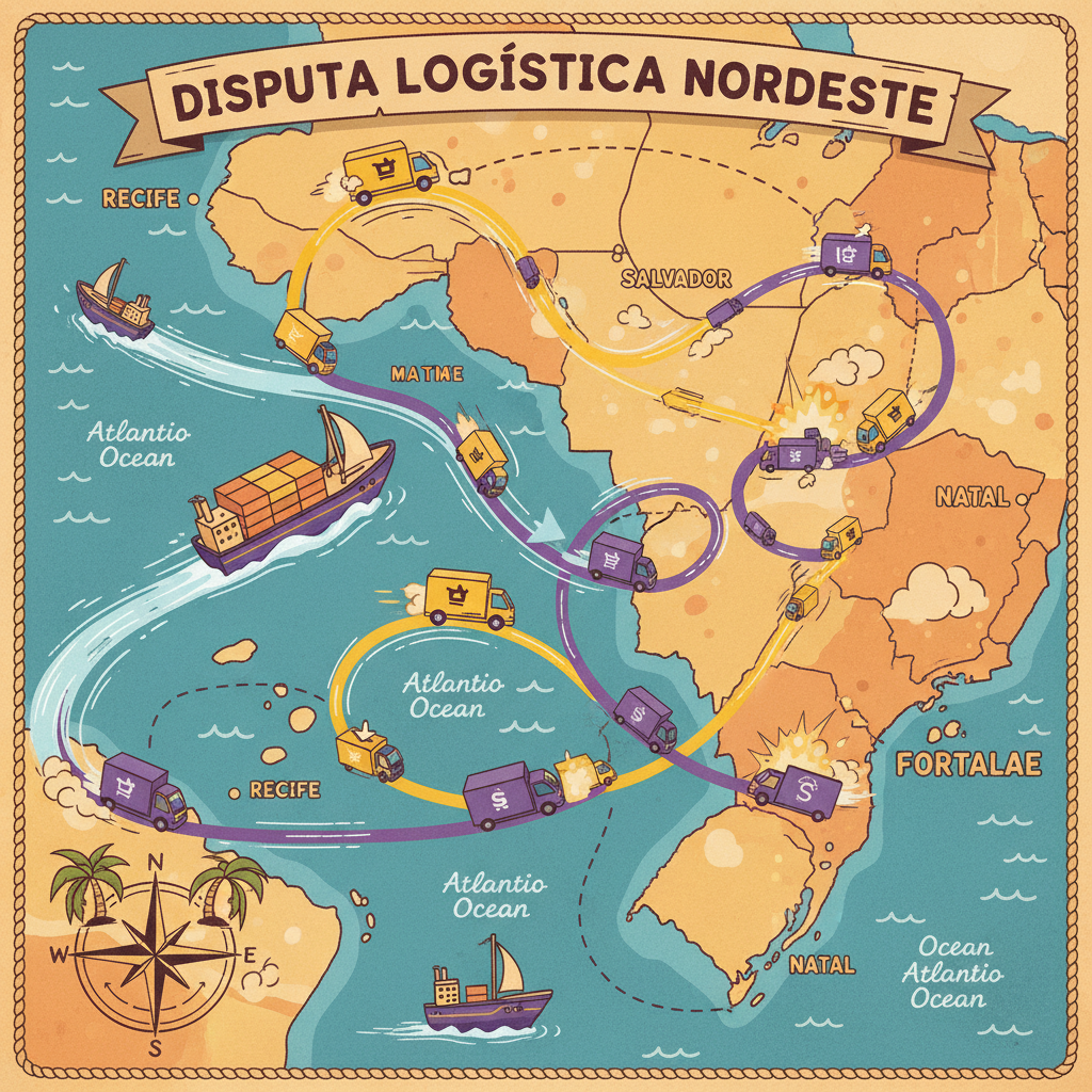 Shopee e Mercado Livre Intensificam Guerra de Preços com Nova Rodada de Subsídios no Frete para o Nordeste