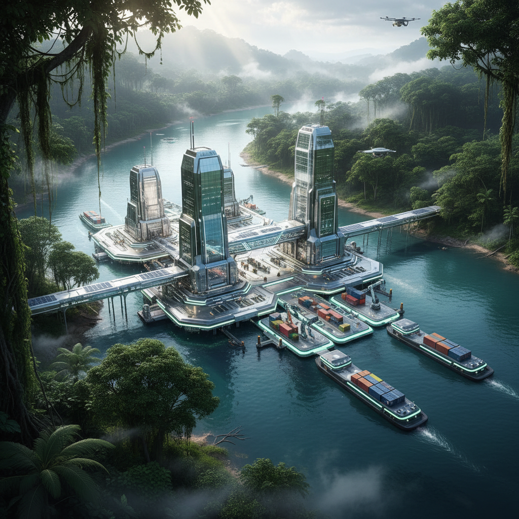 Amazon Anuncia Hub Logístico Fluvial na Amazônia: Foco em Entregas 'Same-Week' para Regiões Remotas