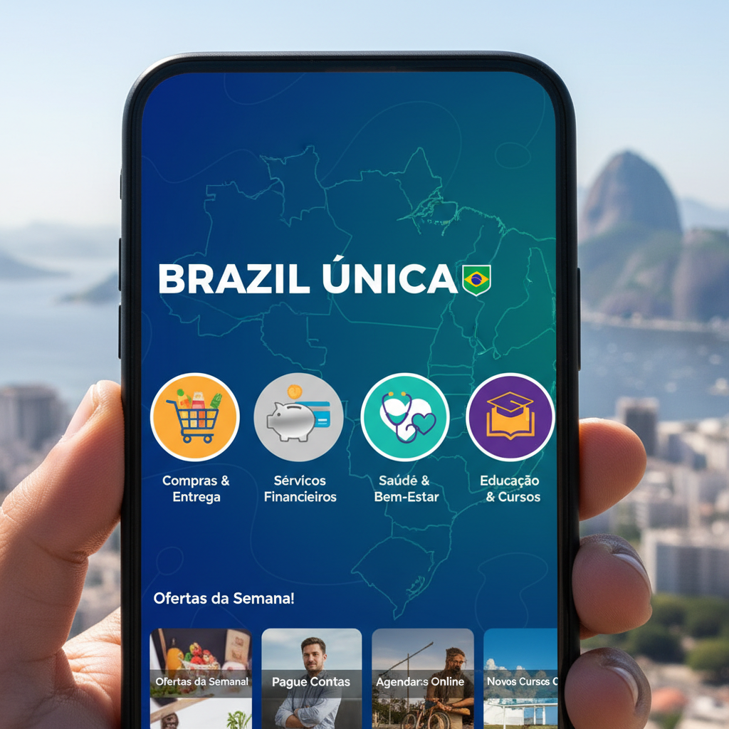 Revolução do 'Super App' no E-commerce: Plataformas Integradas Lançam Serviços de Saúde e Educação Financeira
