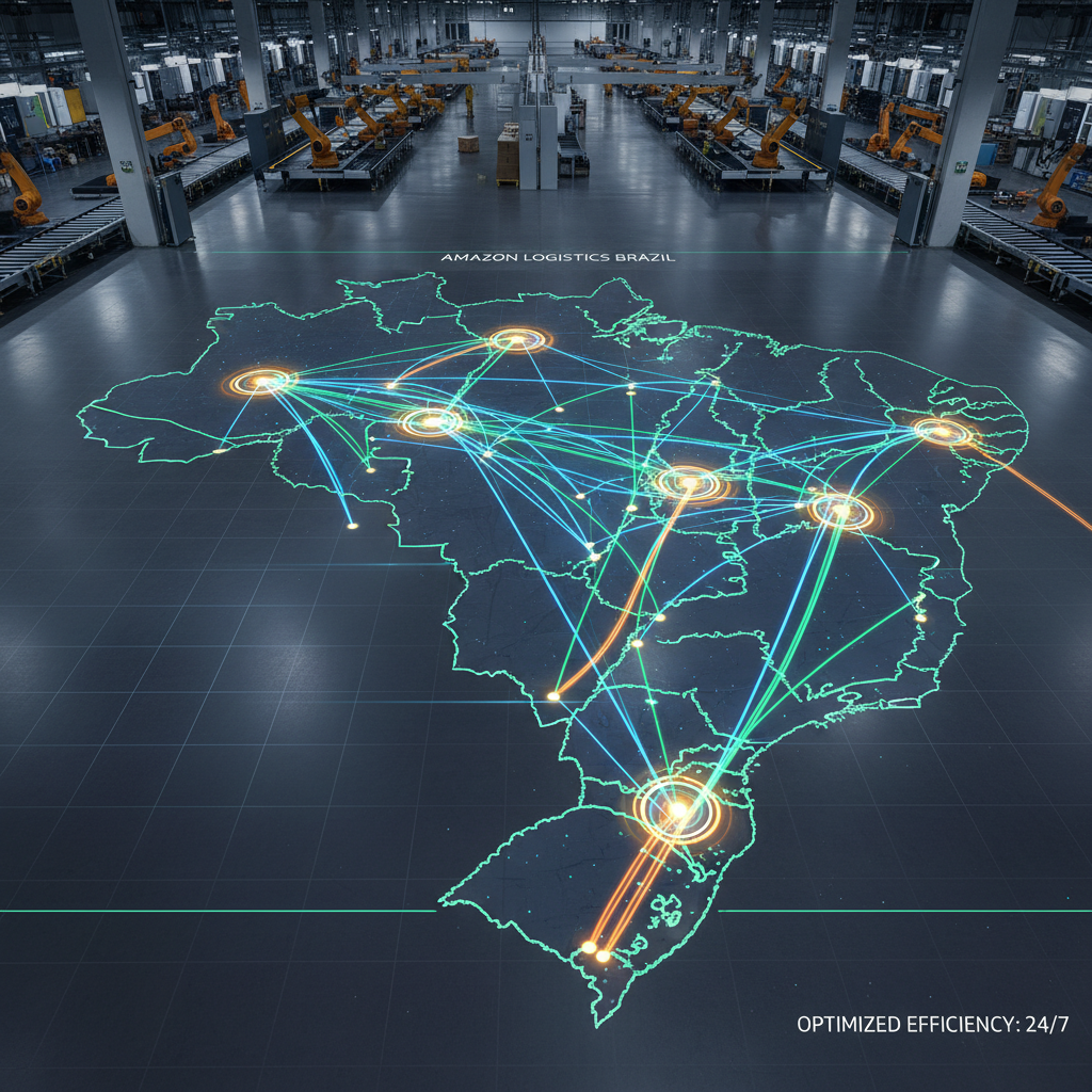 Amazon Lança 'Fulfillment by Amazon (FBA) Regionalizado': Nova Estratégia Logística Desafia Correios e Transportadoras Locais