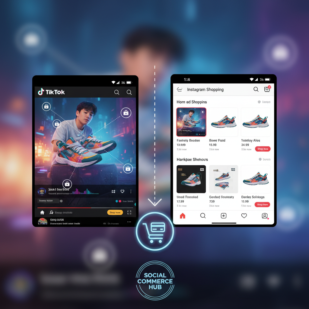 Crescimento Exponencial do 'Social Commerce' no Brasil Força Marketplaces a Integrar Vendas Diretas no TikTok e Instagram