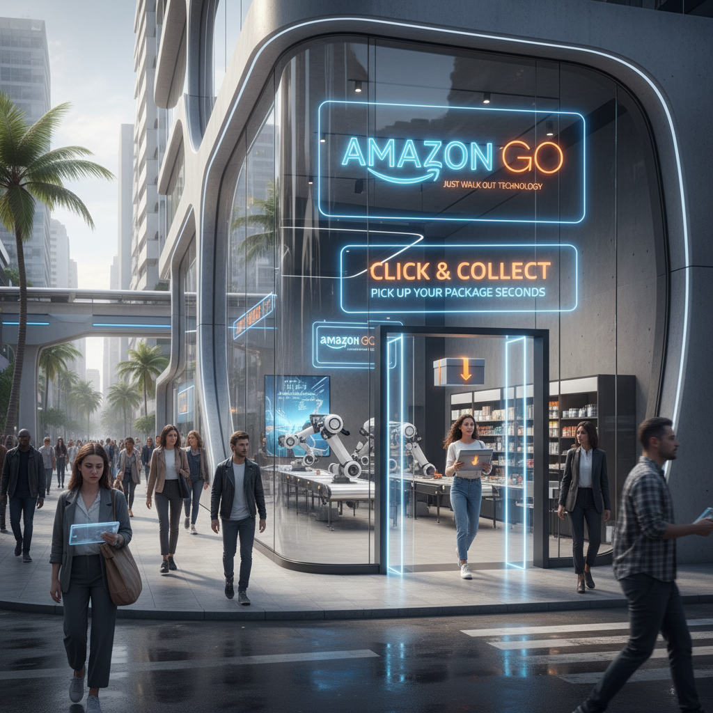 Amazon Lança 'Amazon Go' no Brasil com Foco em Logística de Última Milha e Retirada Rápida