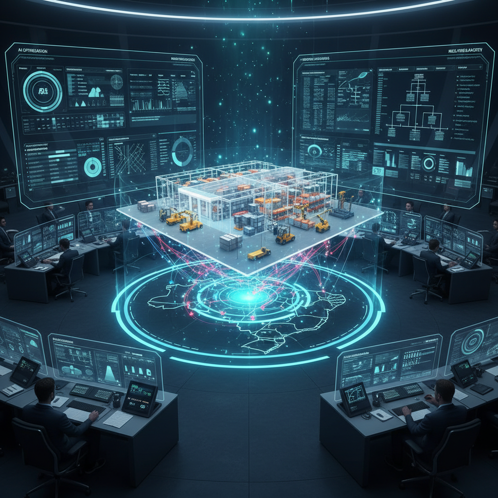 Inteligência Artificial na Logística: Marketplaces Adotam 'Gêmeos Digitais' para Simular Rotas e Prevenir Atrasos em Tempo Real