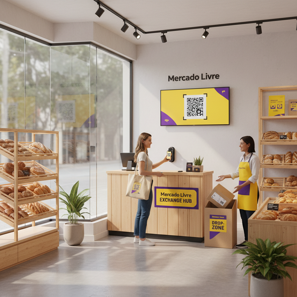 Mercado Livre Investe R$ 500 Milhões em 'Hubs de Troca' para Logística Reversa de Pequenos Vendedores