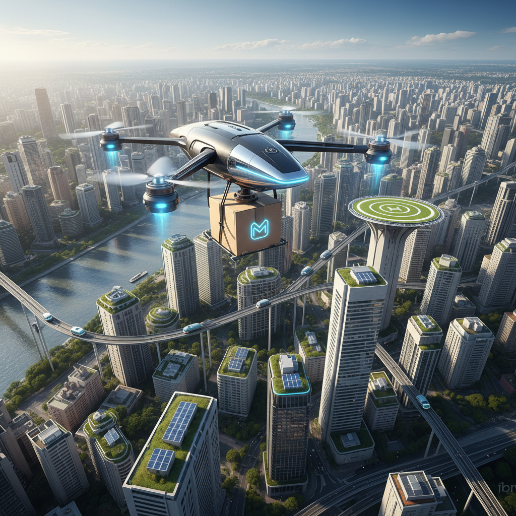 A Revolução da Entrega por Drones Autônomos: Marketplaces Testam Rotas Urbanas de Curta Distância em São Paulo