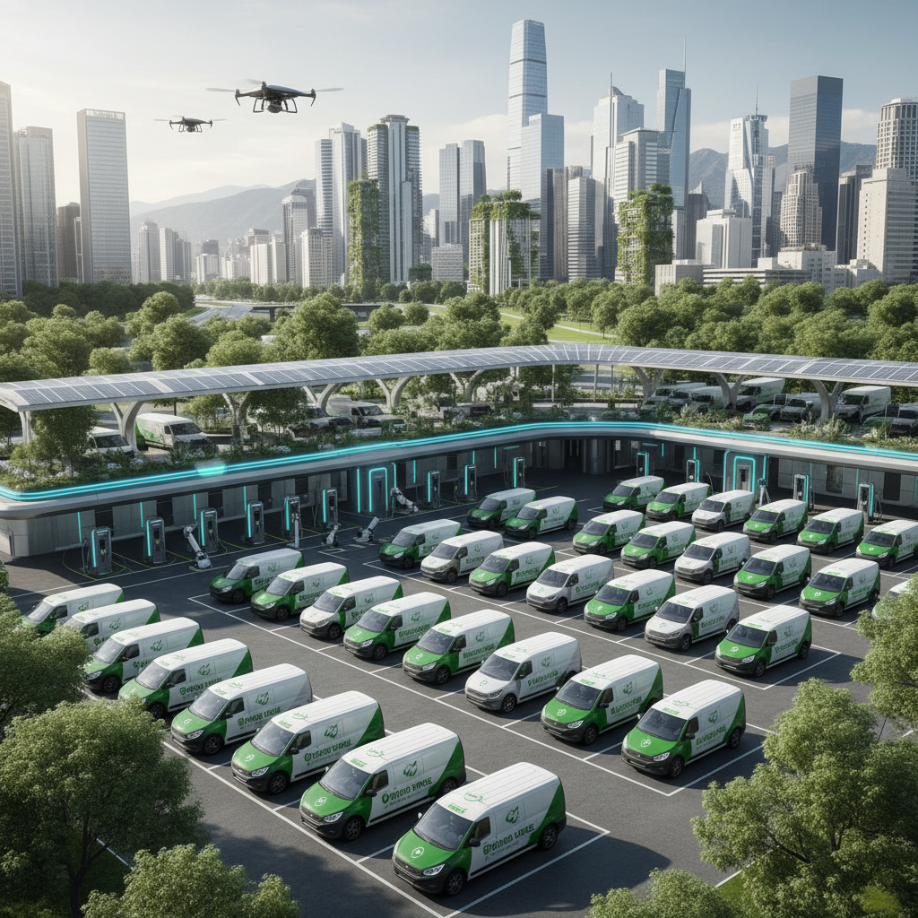 Sustentabilidade na Logística: Marketplaces Lançam Selo 'Entrega Verde' e Investem em Frota Elétrica Massiva