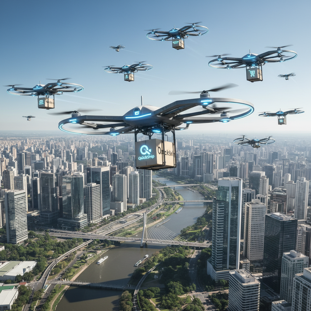 Entrega por Drones Autônomos: Marketplaces Expandem Testes para Capitais Brasileiras com Aprovação da ANAC