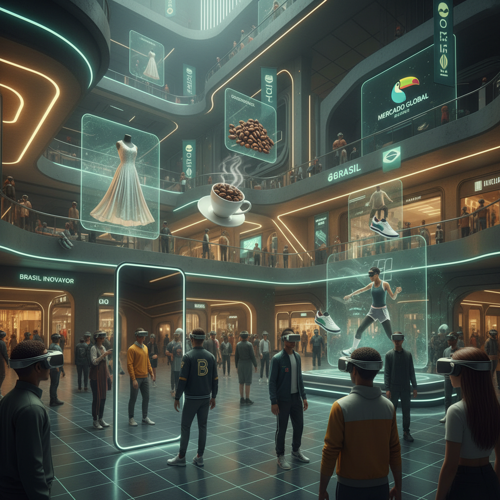 Marketplaces Brasileiros Adotam 'Meta-Lojas' Imersivas: A Nova Fronteira do E-commerce 3D