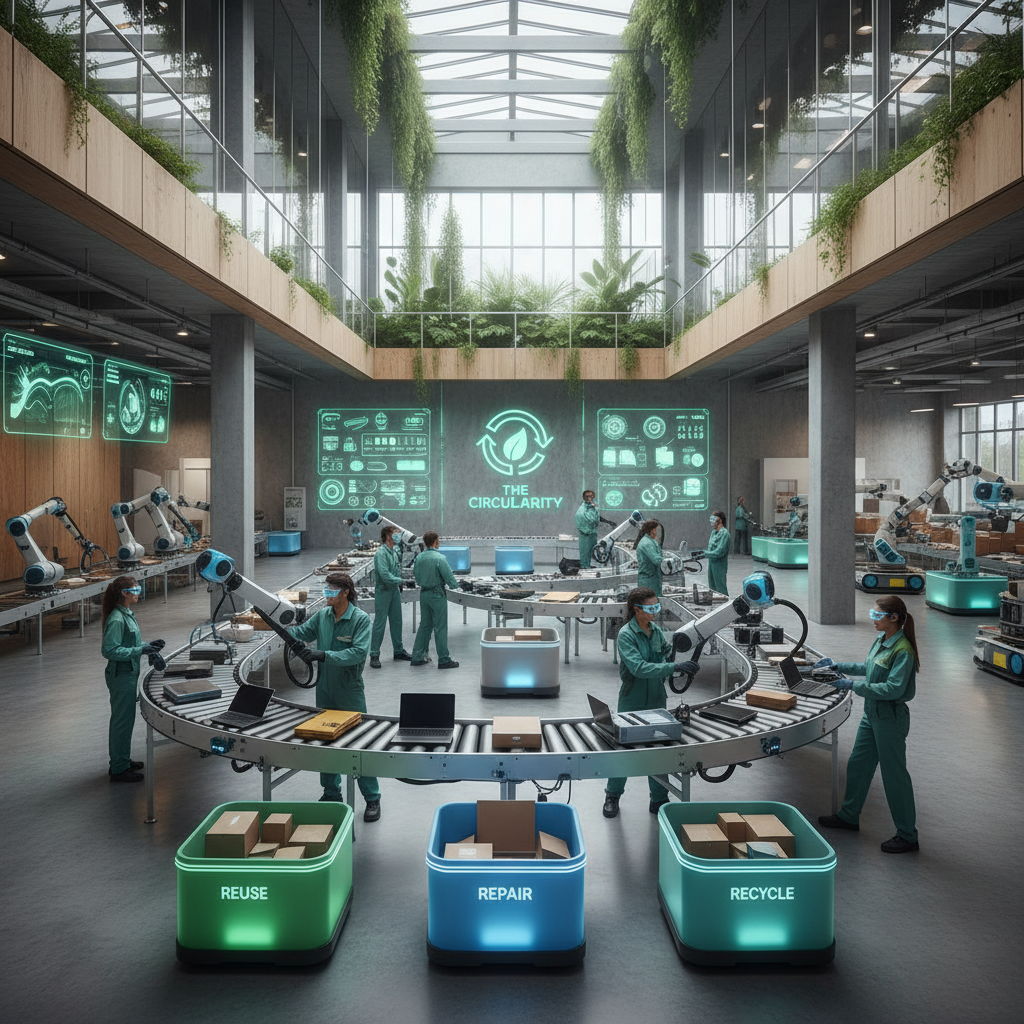 Logística Reversa 5.0: Marketplaces Investem em 'Hubs de Circularidade' para Maximizar Reuso e Reciclagem