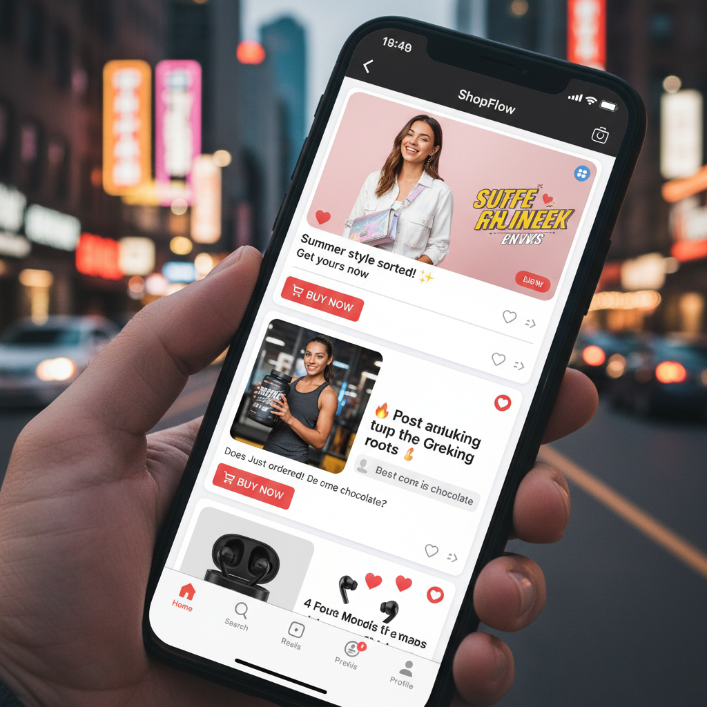Ascensão do 'Social Commerce' 2.0: Plataformas Nativas de Venda em Redes Sociais Dominam o Engajamento e a Conversão