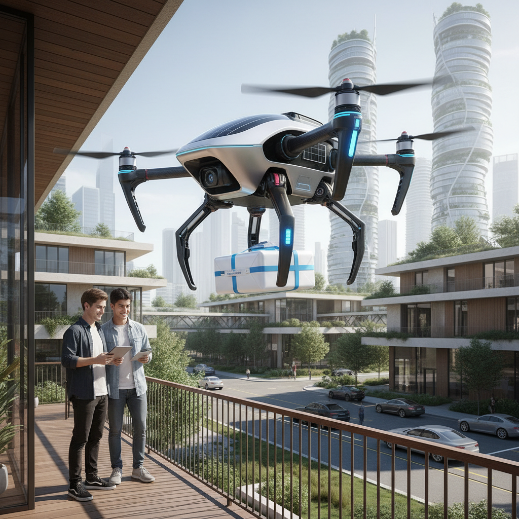 Logística Reversa por Drones: Marketplaces Testam Entrega e Coleta Autônoma em Áreas Urbanas