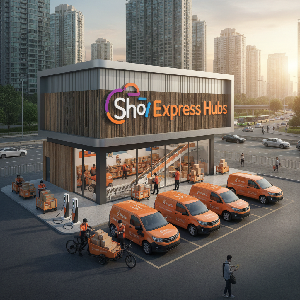 Shopee Revoluciona Entregas com 'Shopee Express Hubs': Centros de Coleta e Distribuição Ultra-Locais
