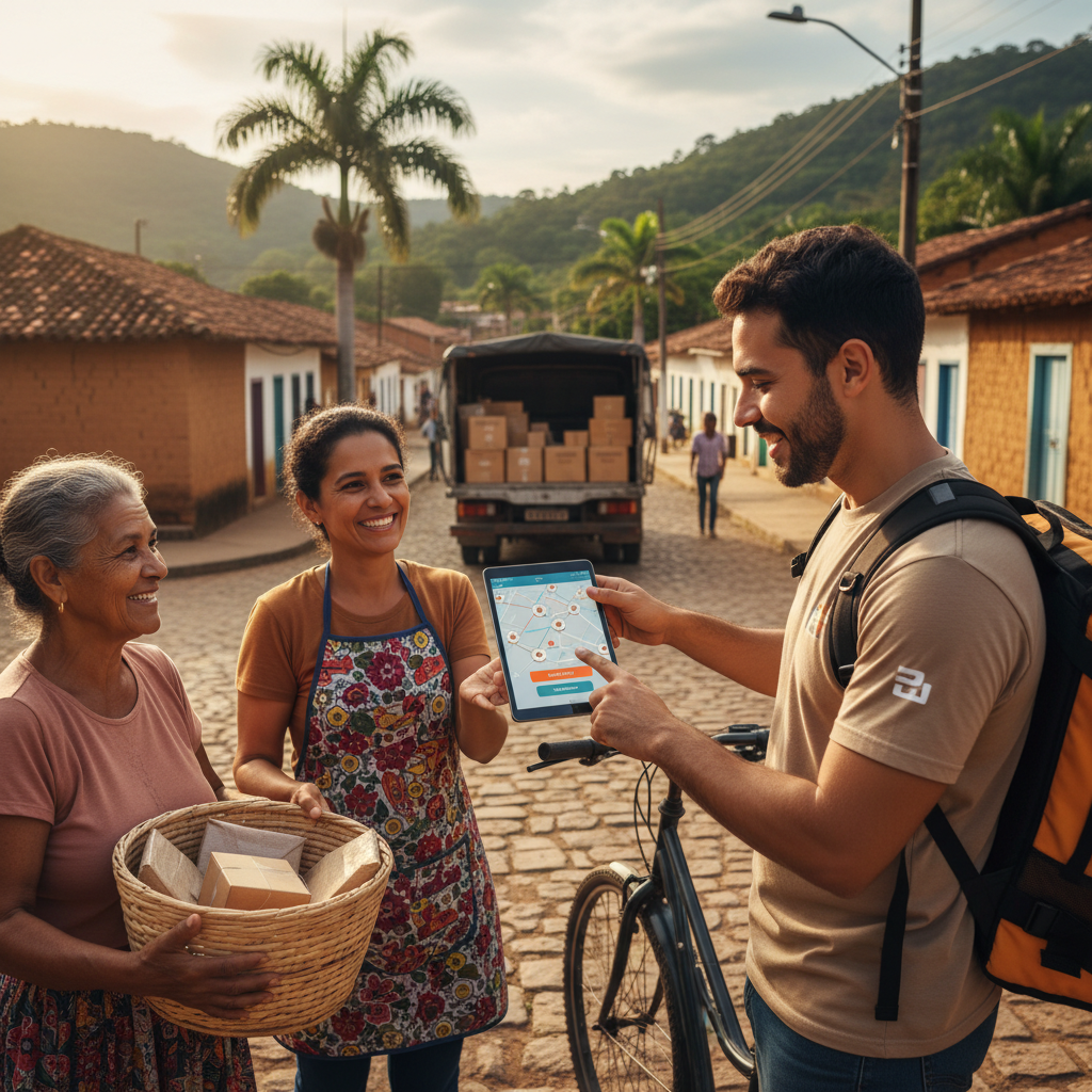 Marketplaces Brasileiros Adotam 'Entrega Colaborativa' para Reduzir Custos e Prazo no Interior