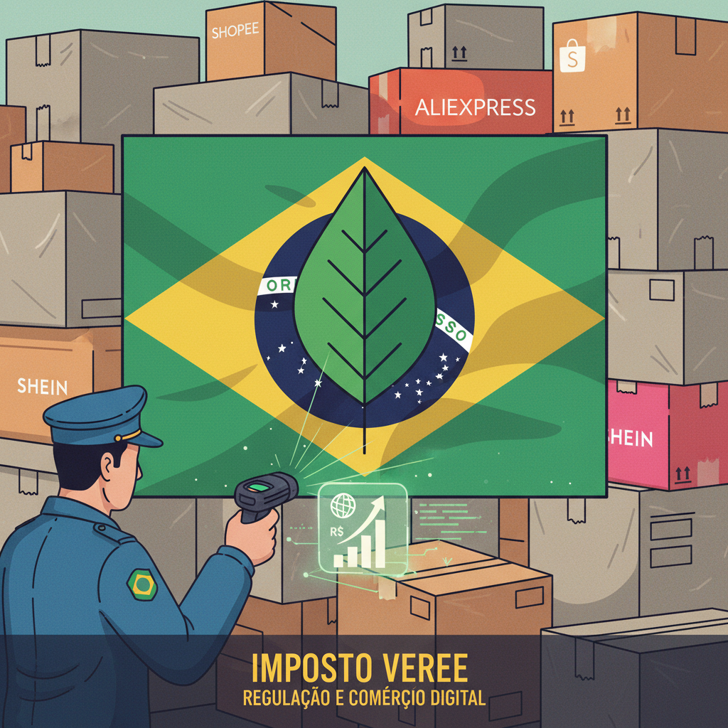 Marketplaces Globais sob Novo Cerco Fiscal: Receita Federal Anuncia 'Tarifa Verde' para Produtos Importados