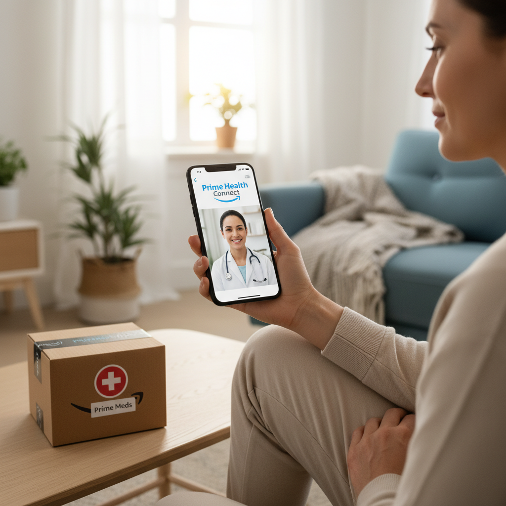 Amazon Lança 'Prime Saúde': Entrega de Medicamentos e Consultas Online Integradas ao Ecossistema Prime