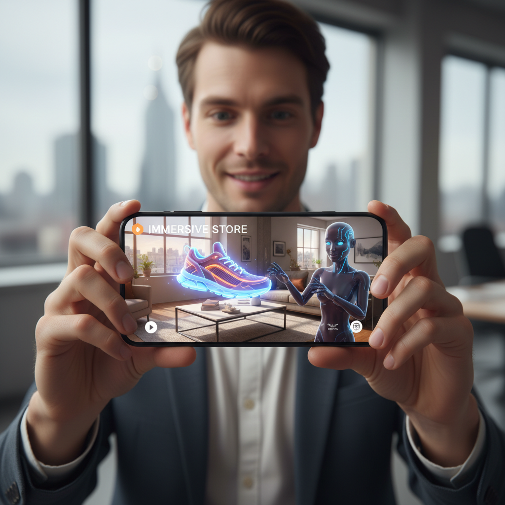 Social Commerce 3.0: Plataformas de Vídeo Curto Lançam 'Lojas Imersivas' com Realidade Aumentada e Influenciadores Virtuais