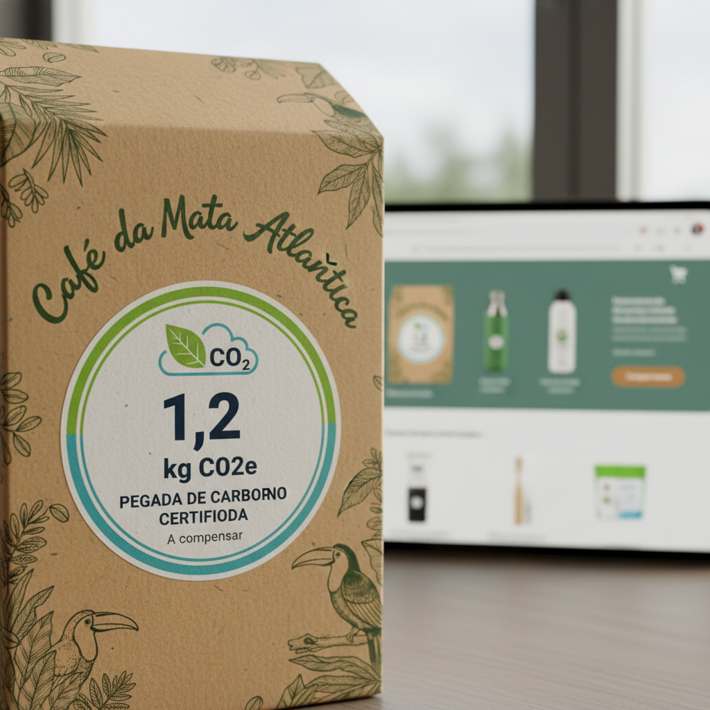 Marketplaces Brasileiros Adotam 'Carbon Footprint Label' Obrigatório para Produtos e Entregas