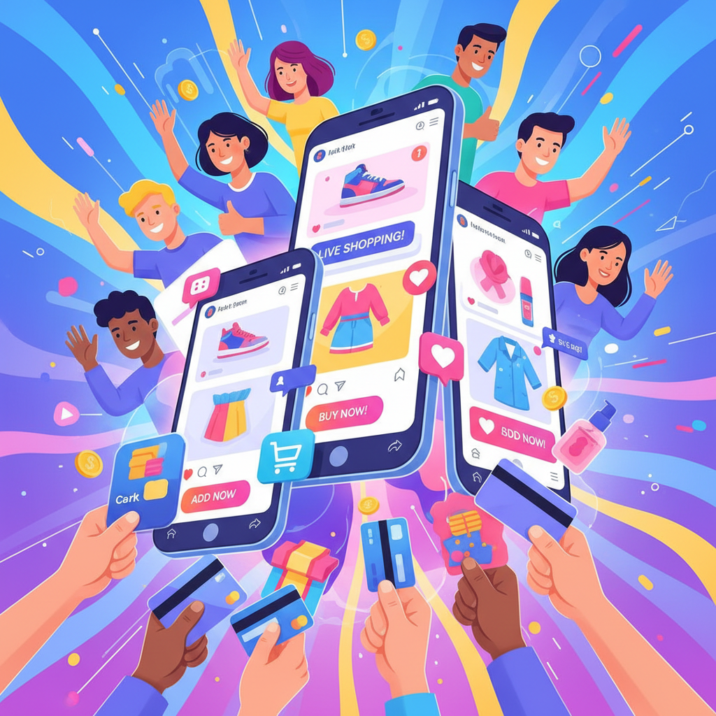 Social Commerce Explode no Brasil: TikTok e Instagram Lançam Ferramentas Avançadas de Compra Direta e Live Shopping Interativo