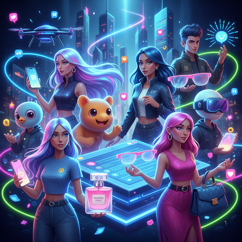 Social Commerce Impulsionado por 'Micro-Influenciadores Virtuais' Atinge Novo Pico no Brasil