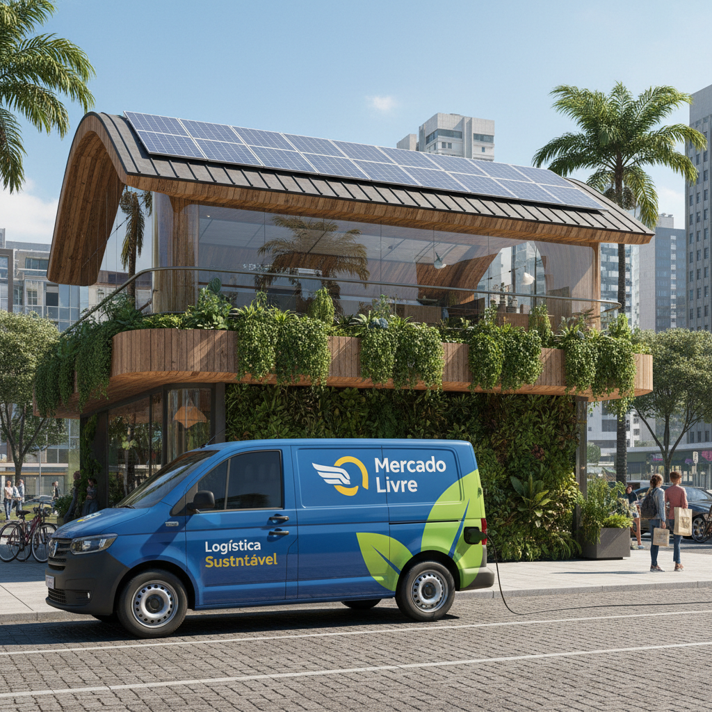 Mercado Livre Lança 'Logística Verde' com Frota Híbrida e Pontos de Coleta Solar em Capitais
