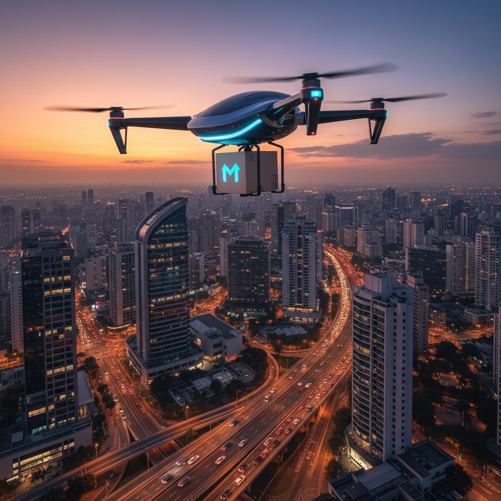 Marketplaces Brasileiros Adotam 'Entrega por Drone' em Áreas Urbanas: O Futuro da Logística Chegou
