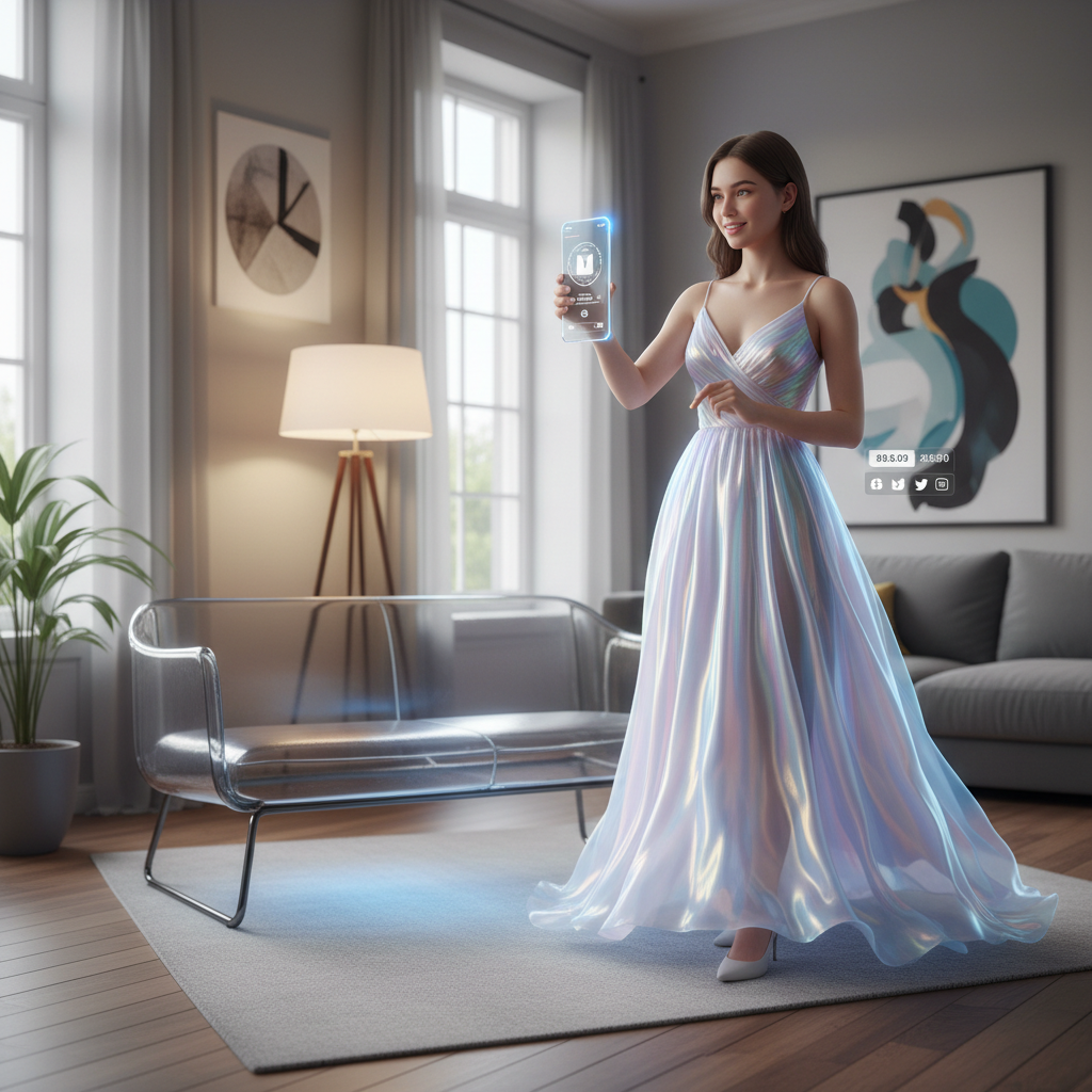 Realidade Aumentada (RA) e 3D Se Tornam Padrão em Marketplaces: Adeus às Dúvidas sobre Tamanho e Caimento