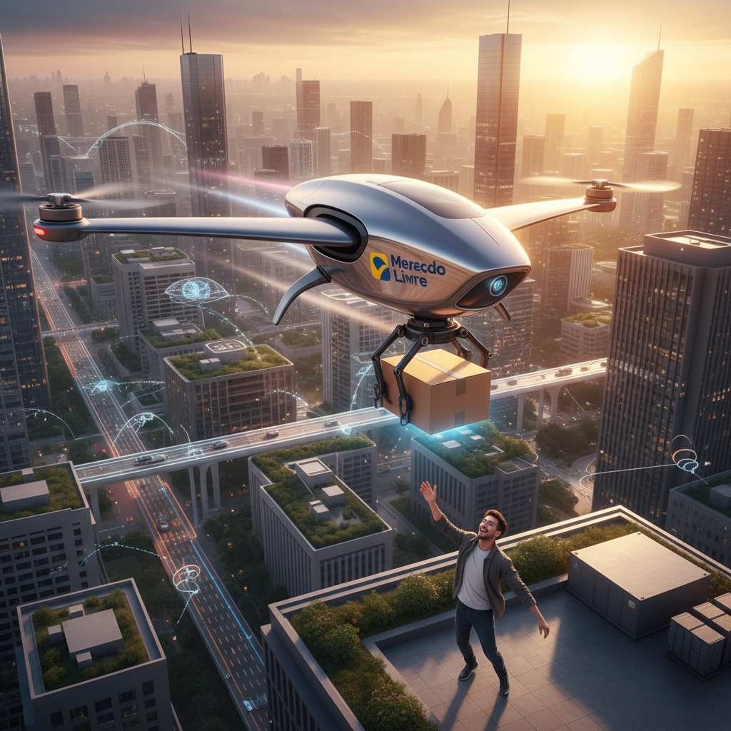 Mercado Livre Lança 'MeliLogistics Premium': Entrega Ultra-Rápida com Drones em Capitais Selecionadas