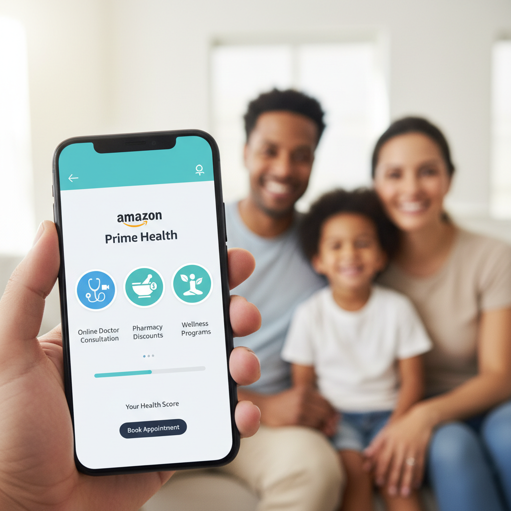 Amazon Lança 'Prime Health': Assinatura de Saúde Digital e Descontos em Farmácias para Membros Prime