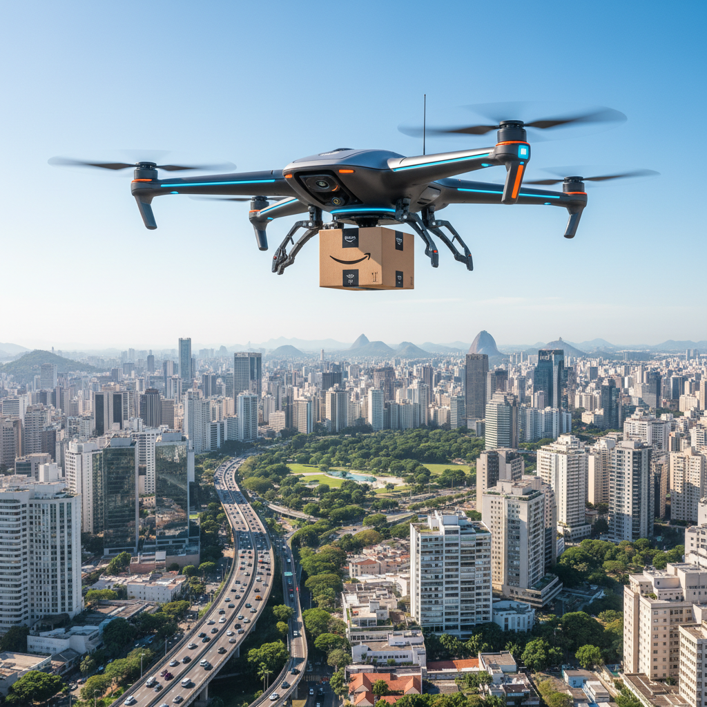 Amazon Lança Programa Piloto de 'Entrega com Drones' em Capitais Brasileiras: Revolução na Última Milha