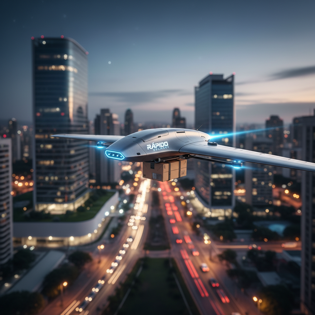Revolução na Logística: Drones Autônomos Iniciam Entregas de Última Milha em São Paulo e Rio de Janeiro
