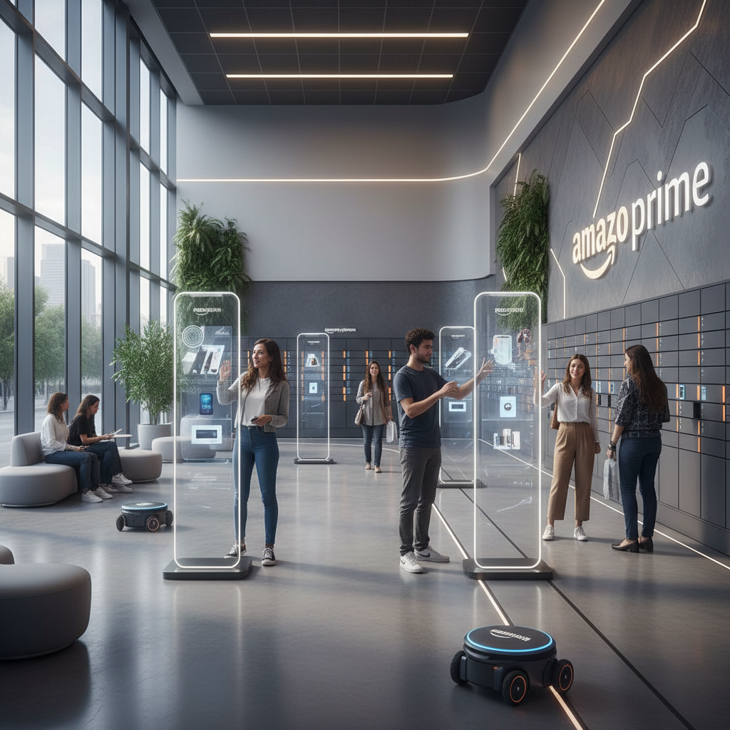 Amazon Lança 'Prime Hubs': Centros de Experiência e Retirada com Tecnologia Imersiva no Brasil