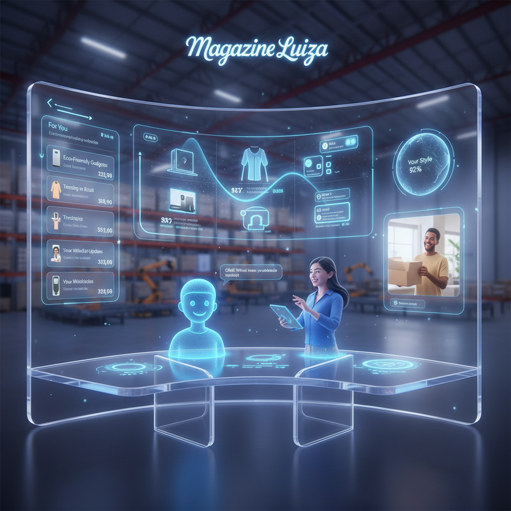 Magazine Luiza Integra IA Generativa em Todo o Funil de Vendas: De Vitrines Personalizadas a Atendimento Pós-Venda