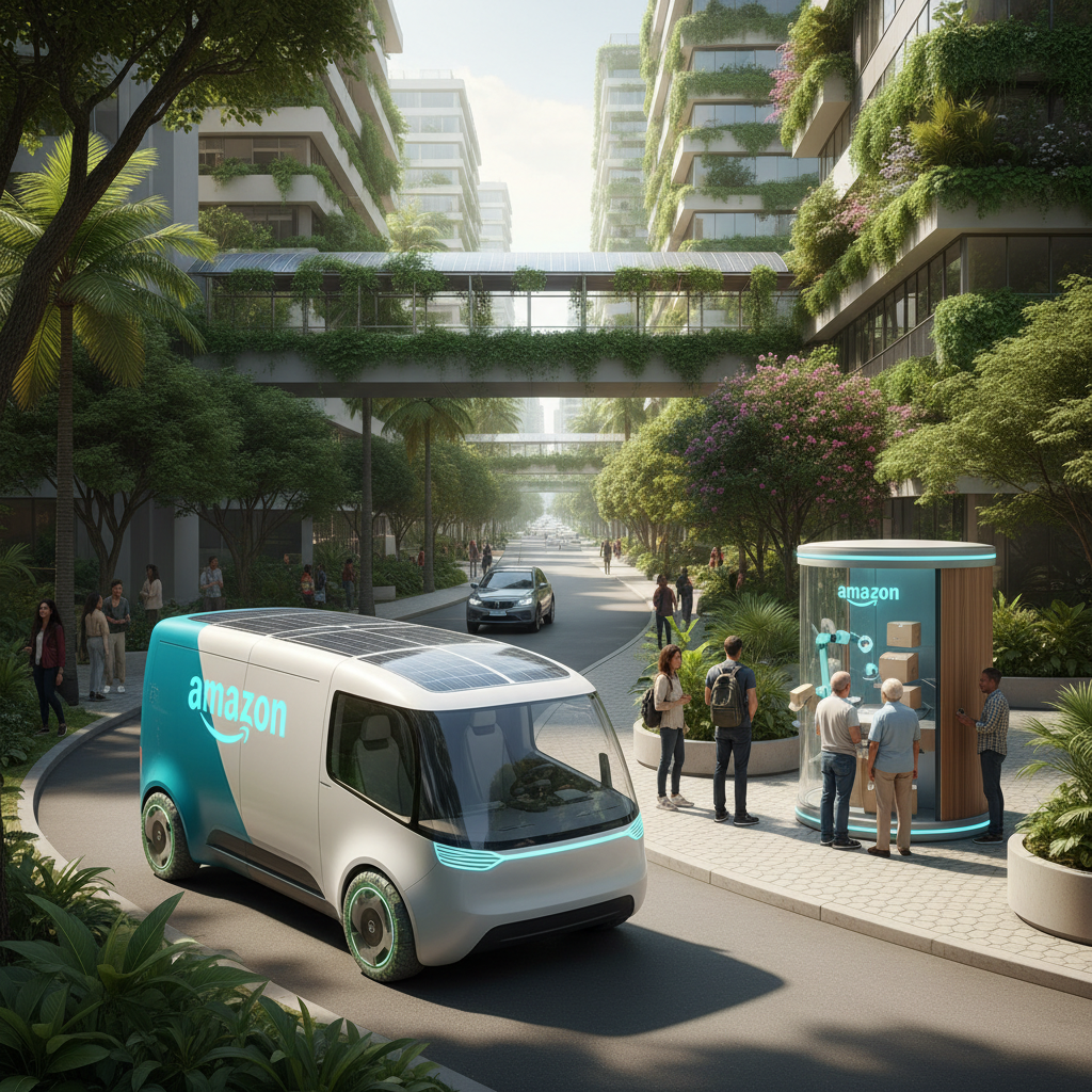 Amazon Brasil Anuncia 'Entrega Verde': Investimento Massivo em Frota Elétrica e Pontos de Retirada Sustentáveis