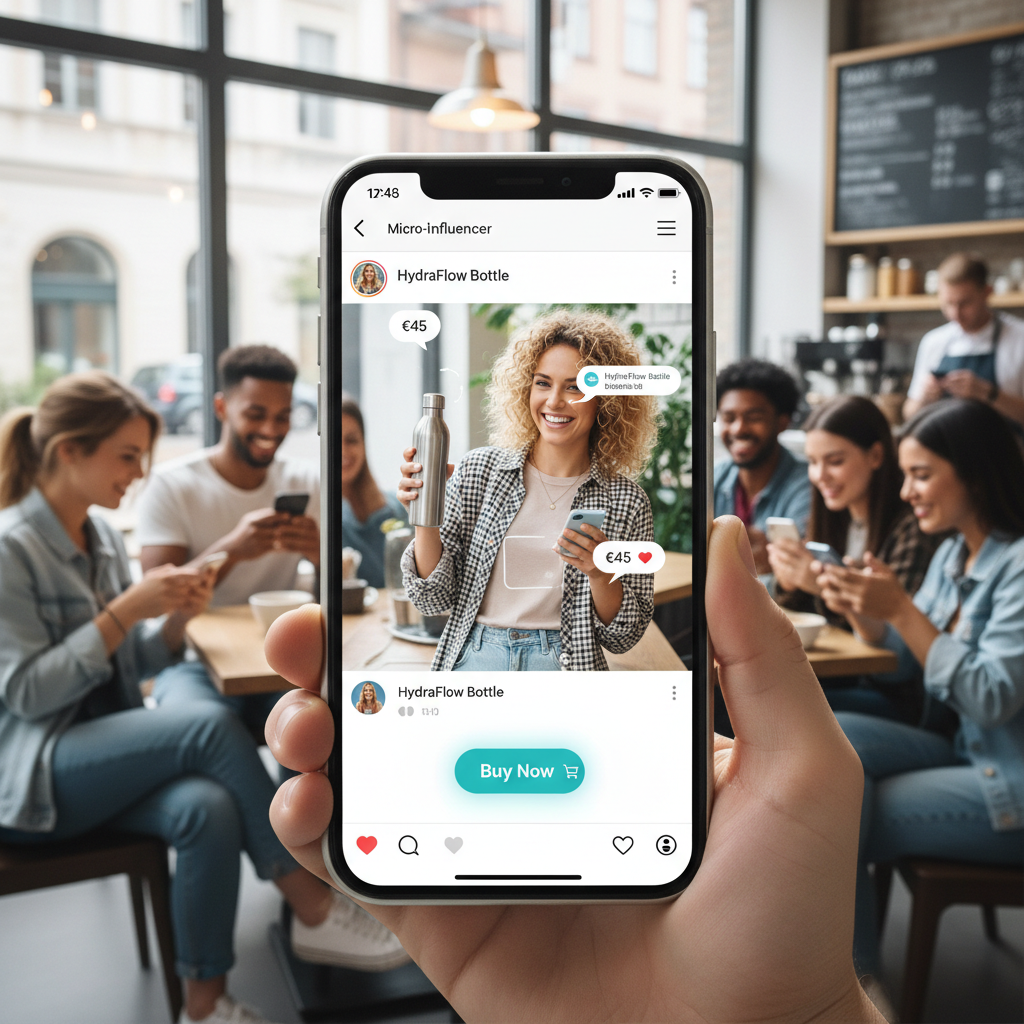 Social Commerce Explode com 'Micro-Influenciadores' e Ferramentas Nativas de Compra em Apps