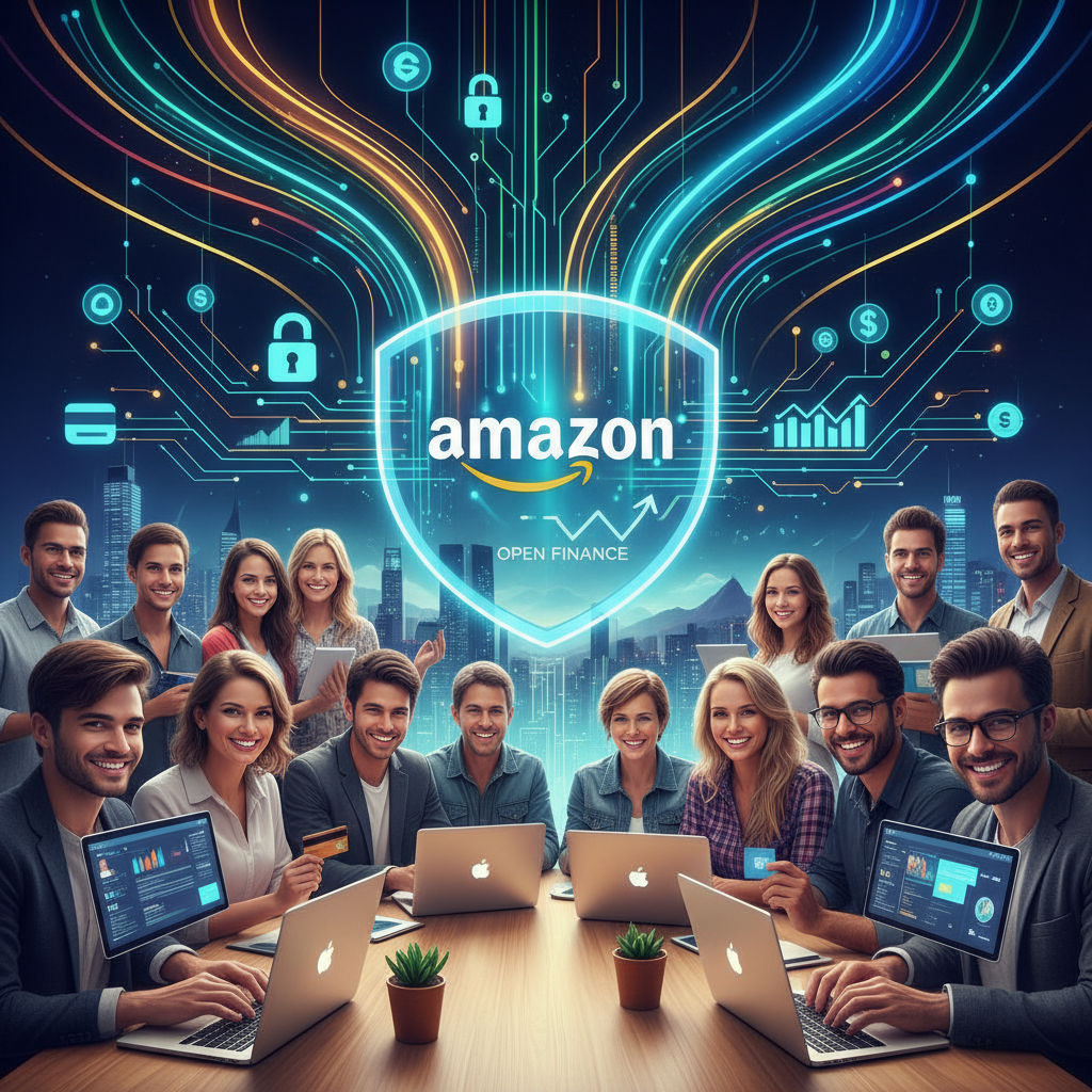 Amazon Brasil Anuncia Integração Profunda com 'Open Finance' para Pagamentos e Crédito a Vendedores