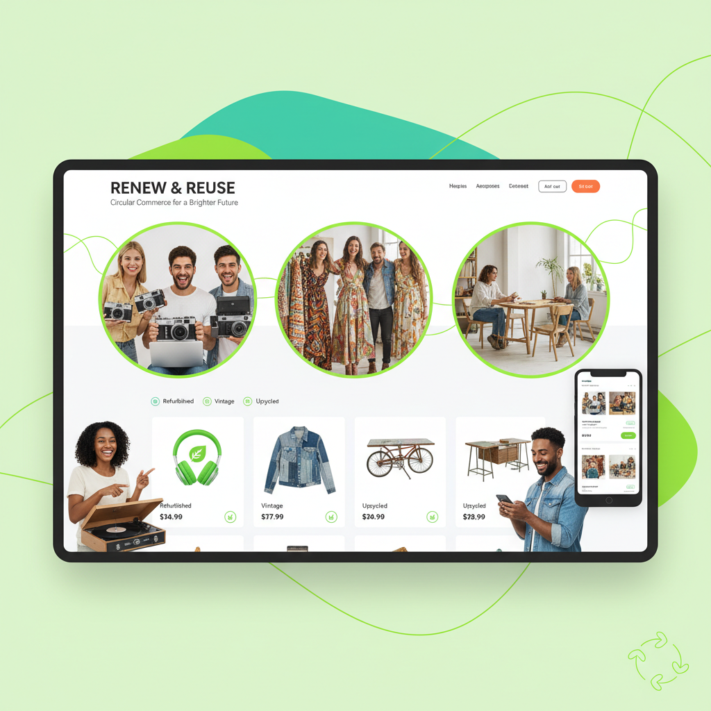 Boom do 'Re-commerce': Marketplaces de Produtos Usados e Reformados Disparam no Brasil com Foco em Sustentabilidade