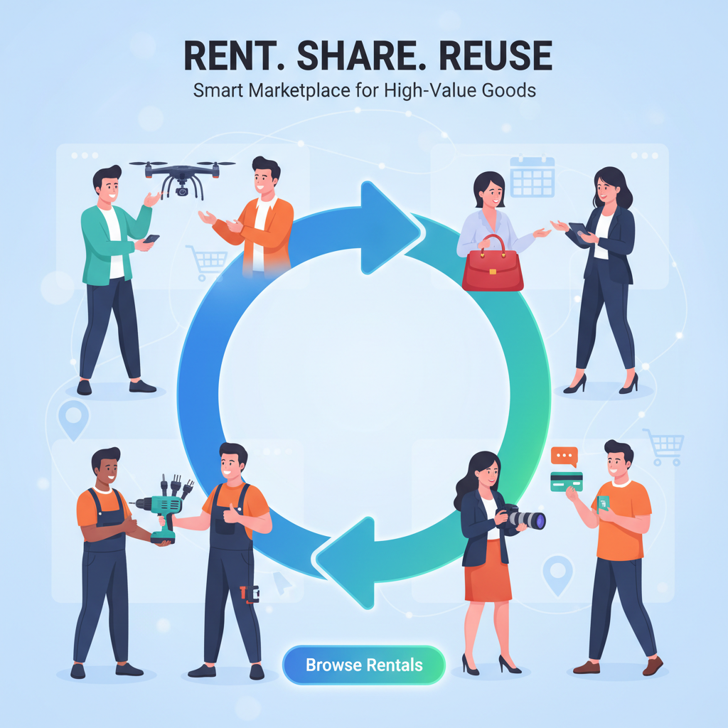 Boom do 'Aluguel de Produtos' em Marketplaces: Consumidor Brasileiro Adota Economia Circular para Bens de Alto Valor