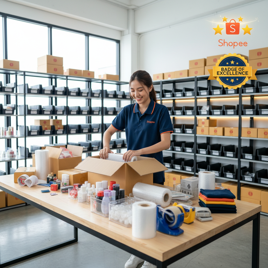 Shopee Anuncia Programa 'Vendedor 5 Estrelas' com Descontos Exclusivos em Frete e Ferramentas de Marketing