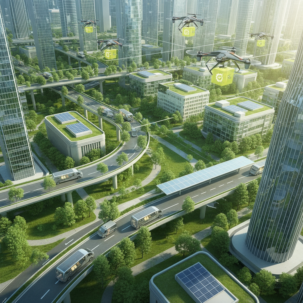 Crise Climática Acelera 'Logística Verde': Marketplaces Investem Massivamente em Entregas com Drones e Veículos Elétricos