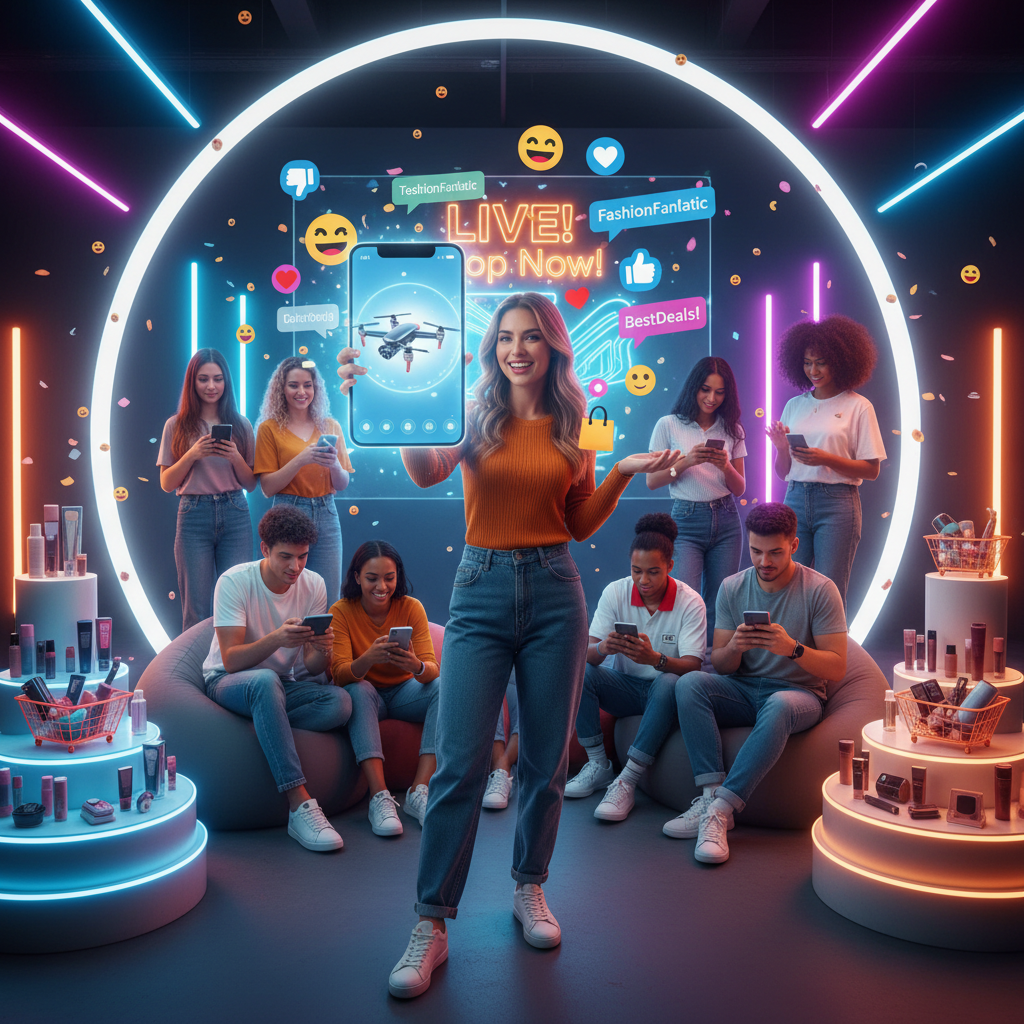 Ascensão do 'Shopstreaming': Plataformas de Vídeo Curto Dominam a Nova Geração de Vendas Online