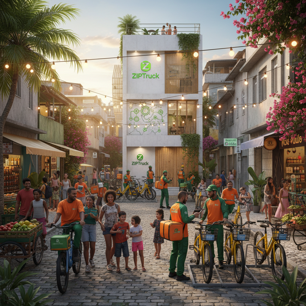 Marketplaces Investem em 'Micro-Hubs' Sustentáveis em Comunidades Urbanas para Entrega Ultra-Rápida e Inclusão Social