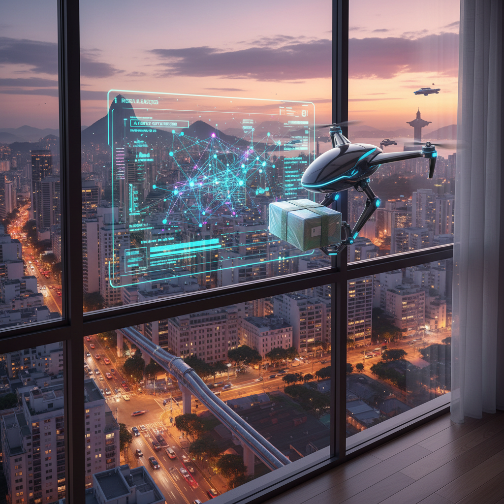 Revolução na Logística Reversa: Drones e IA Otimizam Coleta de Produtos para Troca e Devolução no Brasil