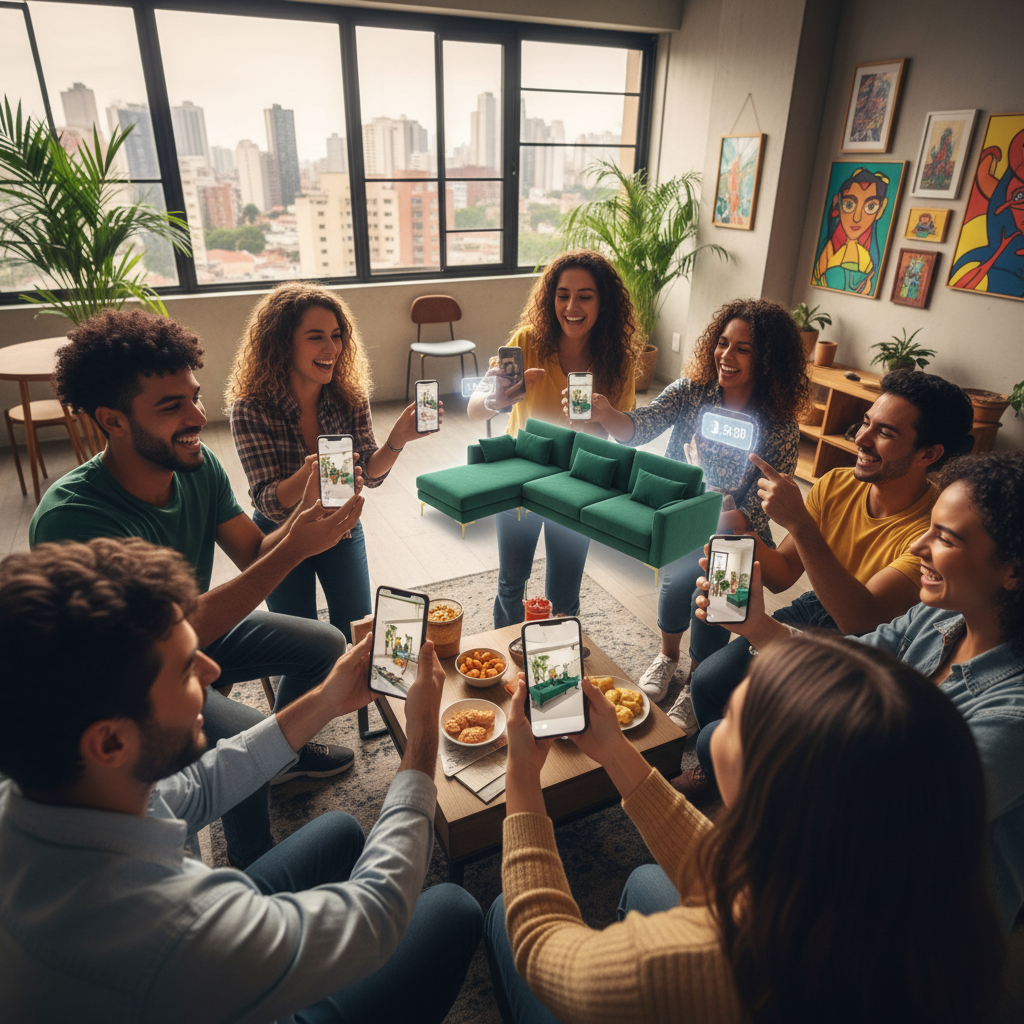 Marketplaces Brasileiros Adotam 'Live Commerce' Interativo com Realidade Aumentada: A Nova Fronteira das Vendas ao Vivo