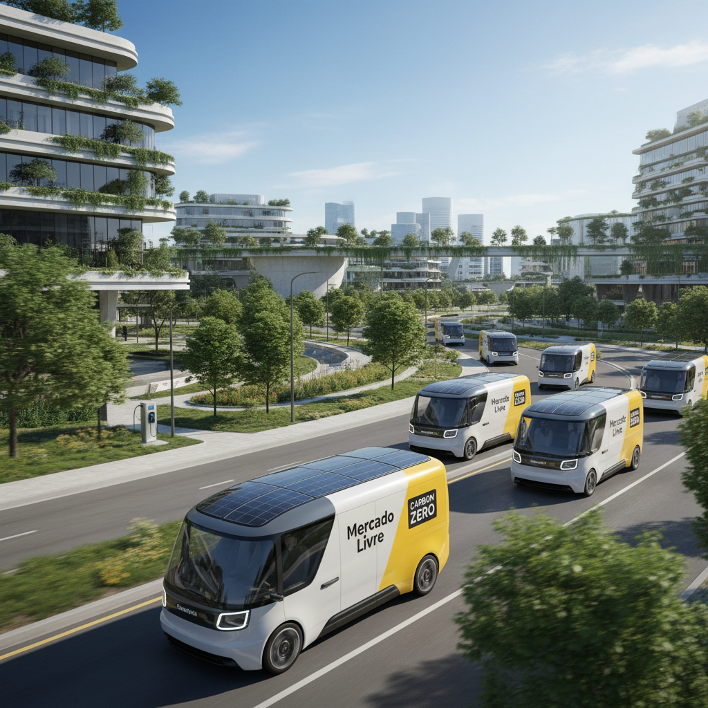 Mercado Livre Anuncia 'Eco-Logística Express': Entregas 100% Elétricas em Capitais e Selo de Carbono Zero para Vendedores