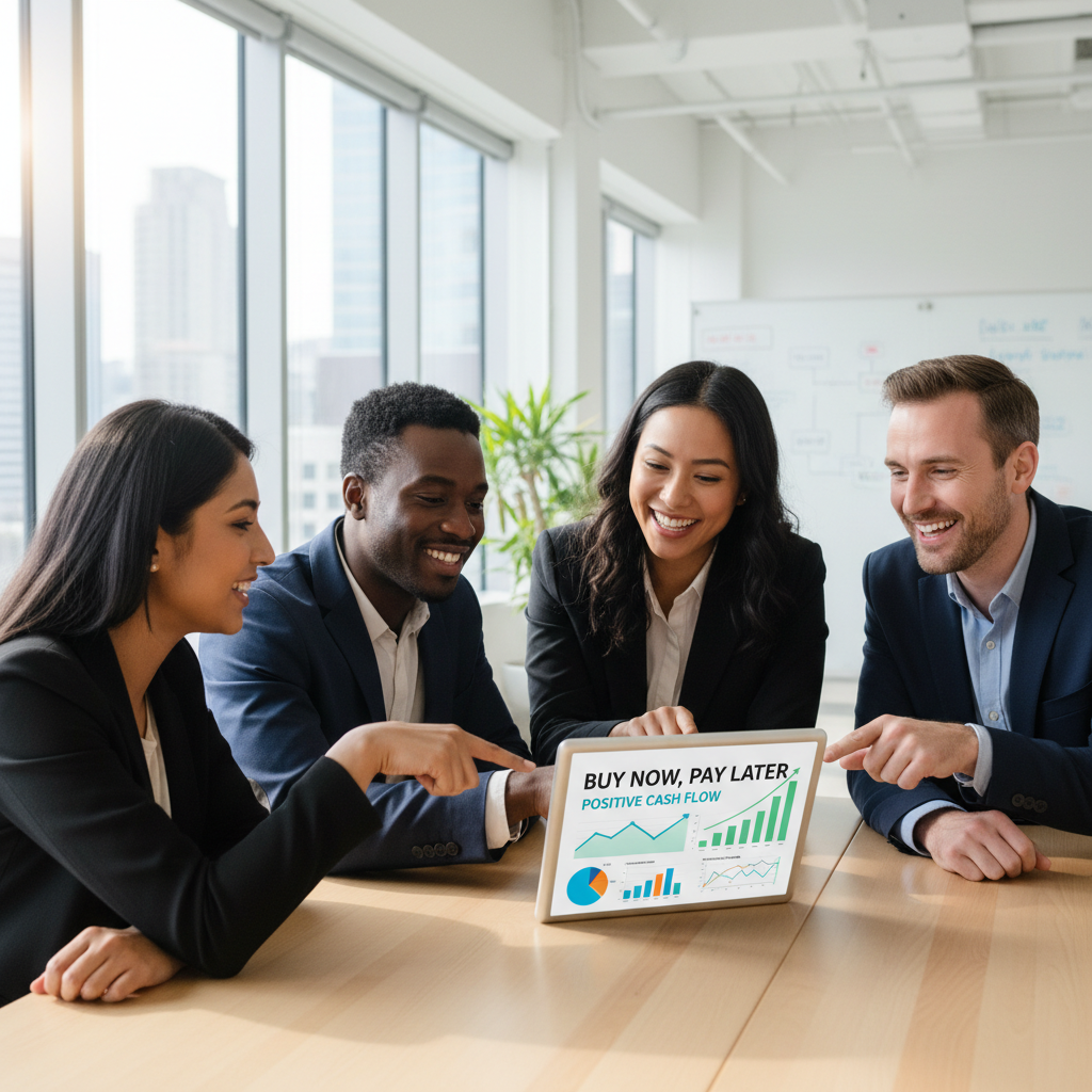 Adoção Massiva de 'Buy Now, Pay Later' (BNPL) no B2B: PMEs Alavancam Compras com Crédito Flexível